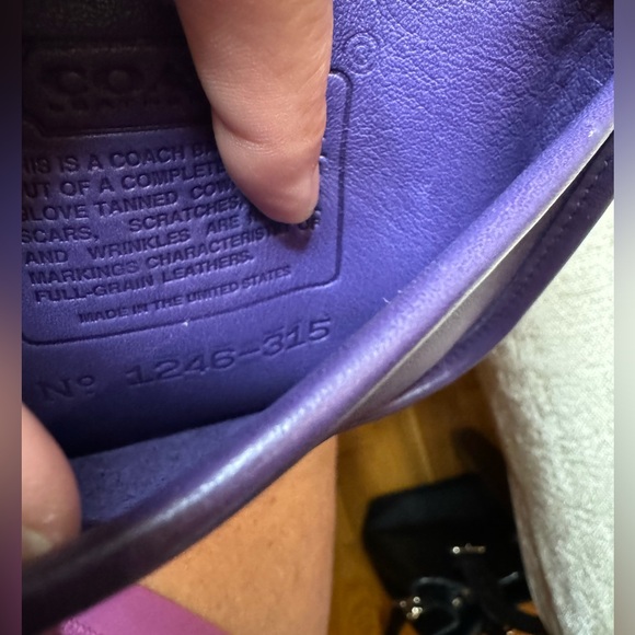 Coach - VINTAGE HADLEY - USA - EXCELLENT CONDITION - Purple - Picture 3 of 8